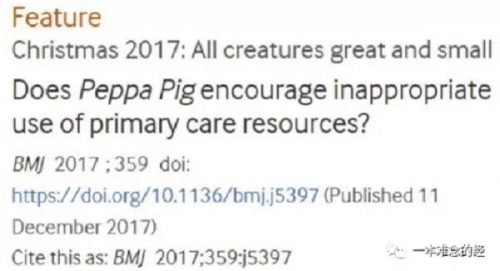 Does Peppa Pig encourage inappropriate use of primary care resources?
